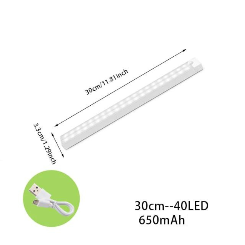 YSDSY Lampe de Placard 60 LED, Eclairage Placard Détecteur de Mouvement,  Rechargeable USB, 3 Modes d