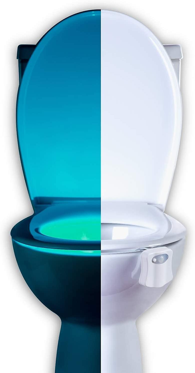 VVDF 8 LED à couleurs WC pour abattant de WC du corps humain Induction  détecteur de mouvement lumière